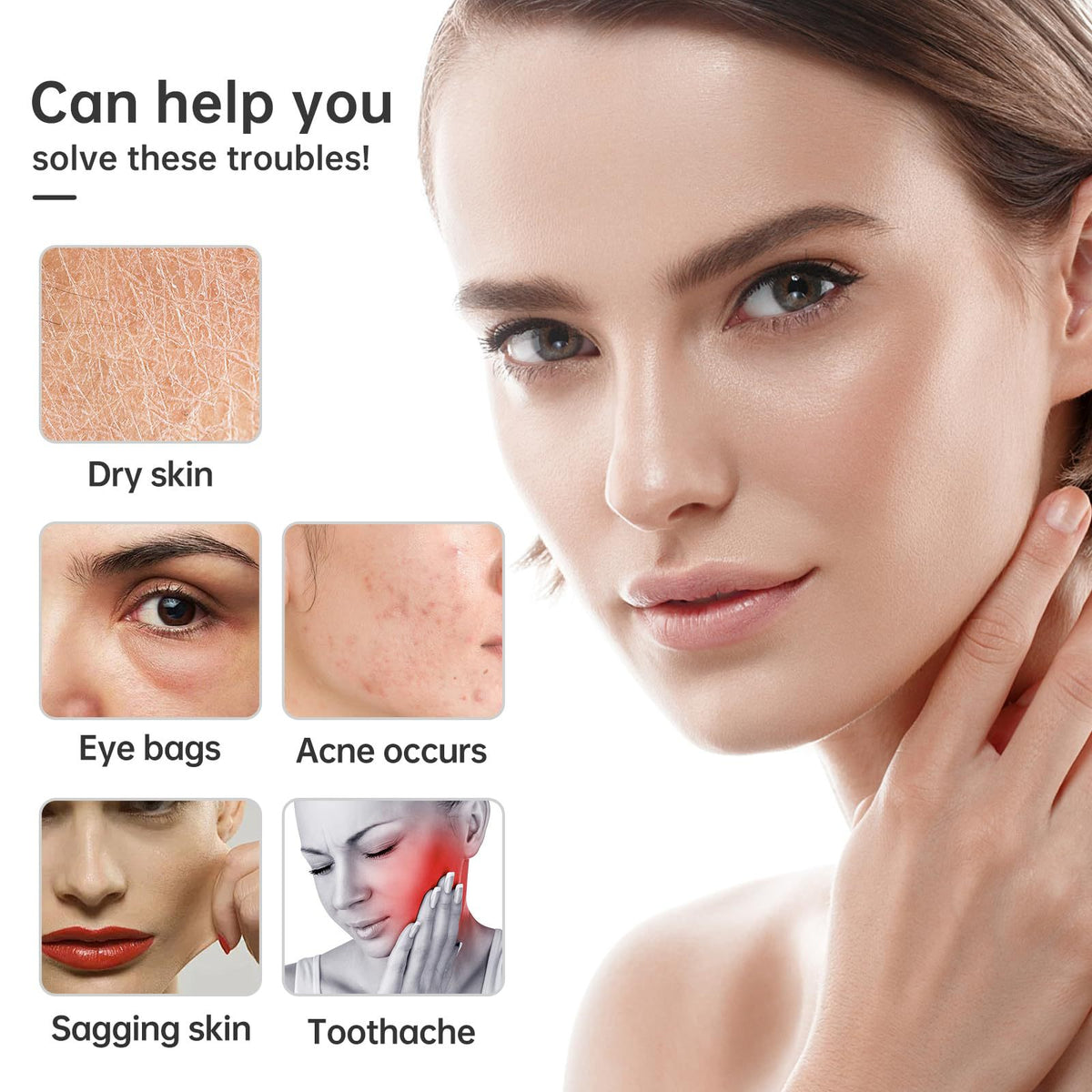 CryoGlow™- ice roller, LumaLift™- Gua Sha tool, SkinVera™- stone massager