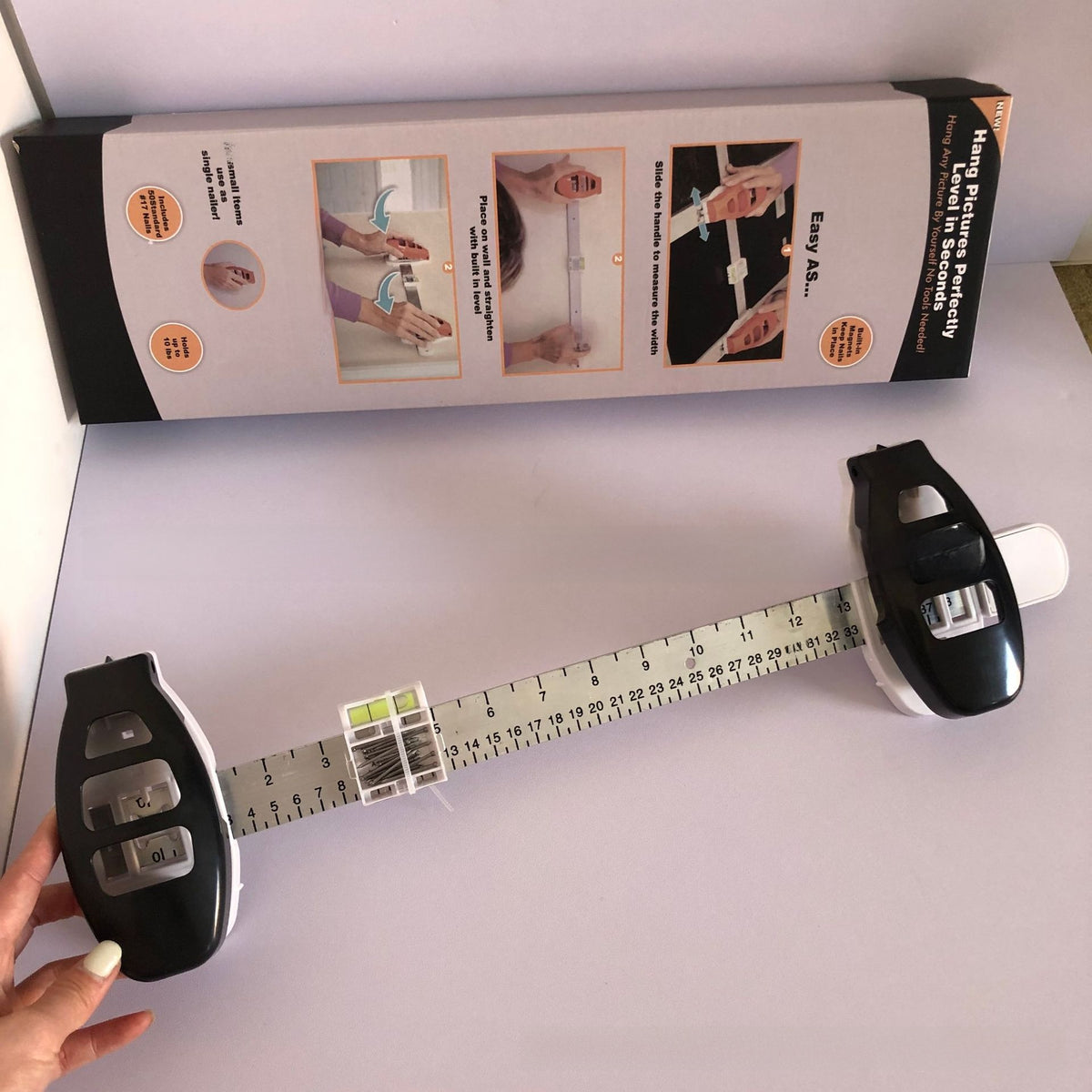 LevelSnap™ - 3-in-1 Picture Hanging system