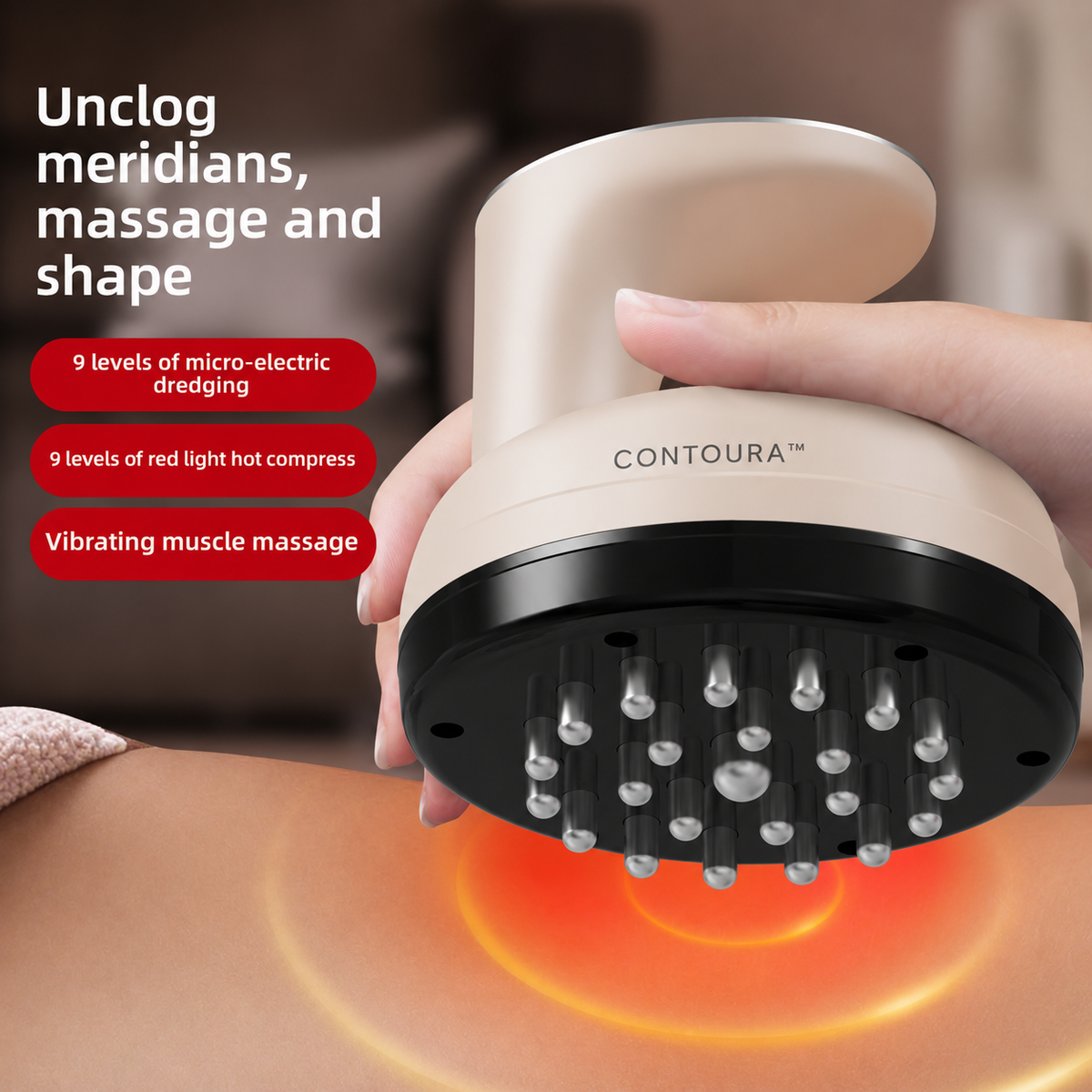 Contoura™ – Revolutionary EMS Red Light Lymphatic Drainage Sculpting System