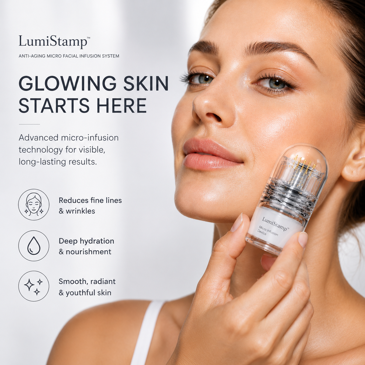 LumiStamp™- Anti-aging micro facial infusion system