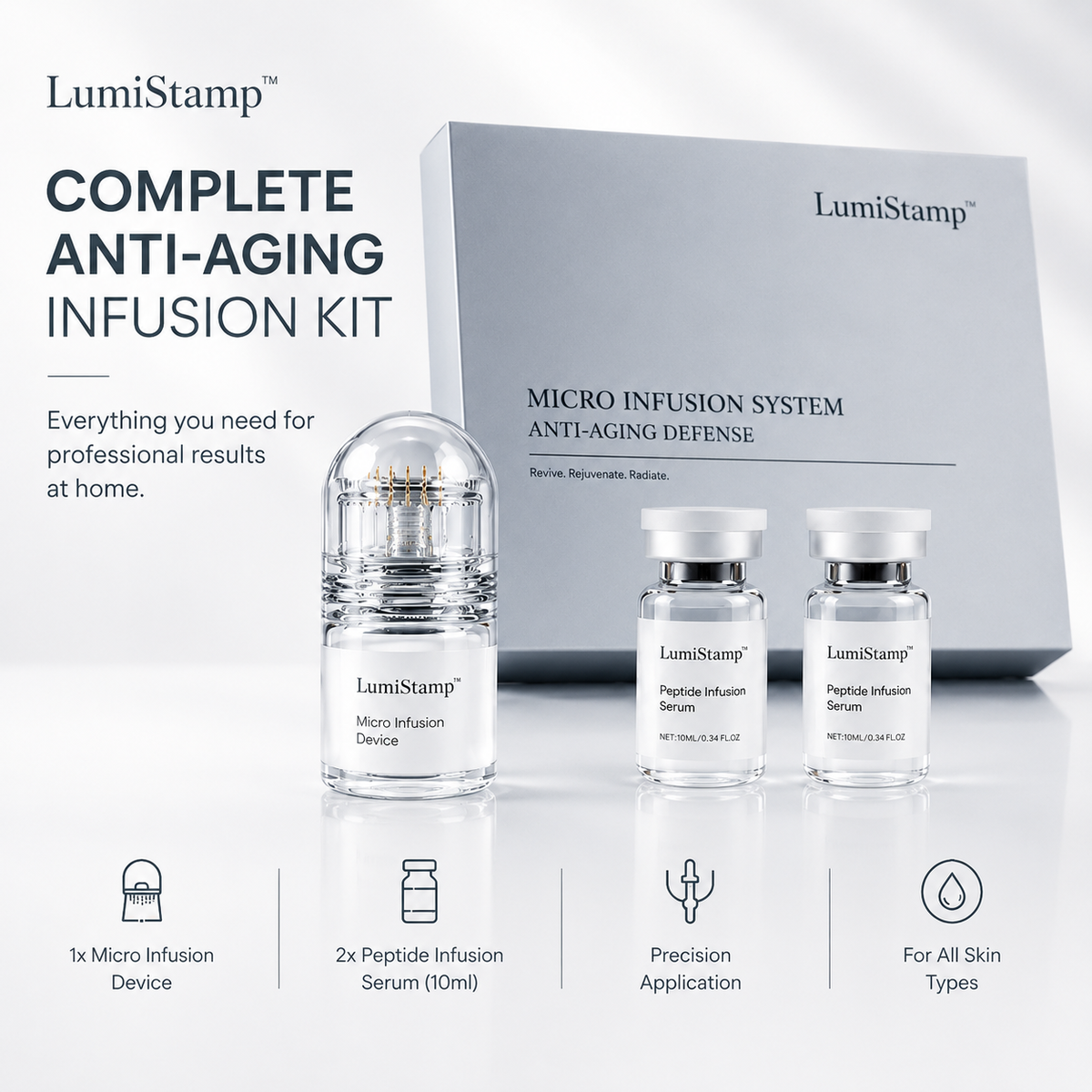 LumiStamp™- Anti-aging micro facial infusion system