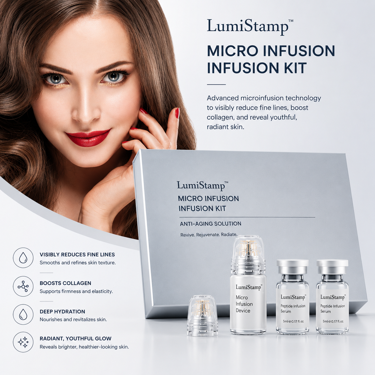 LumiStamp™- Anti-aging micro facial infusion system
