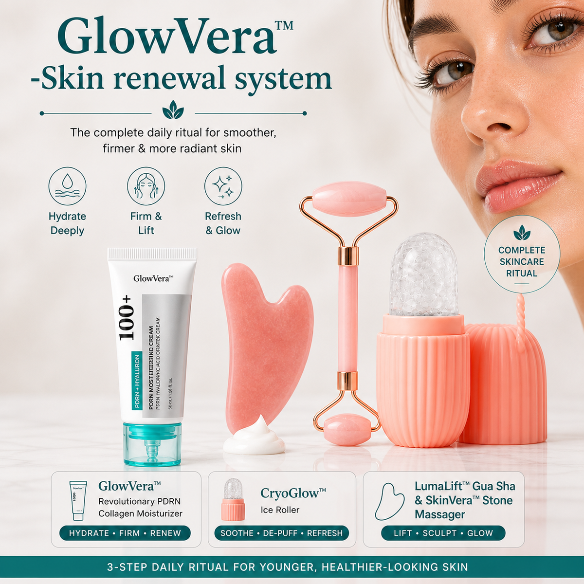 GlowVera™ – Revolutionary PDRN Collagen Moisturizer