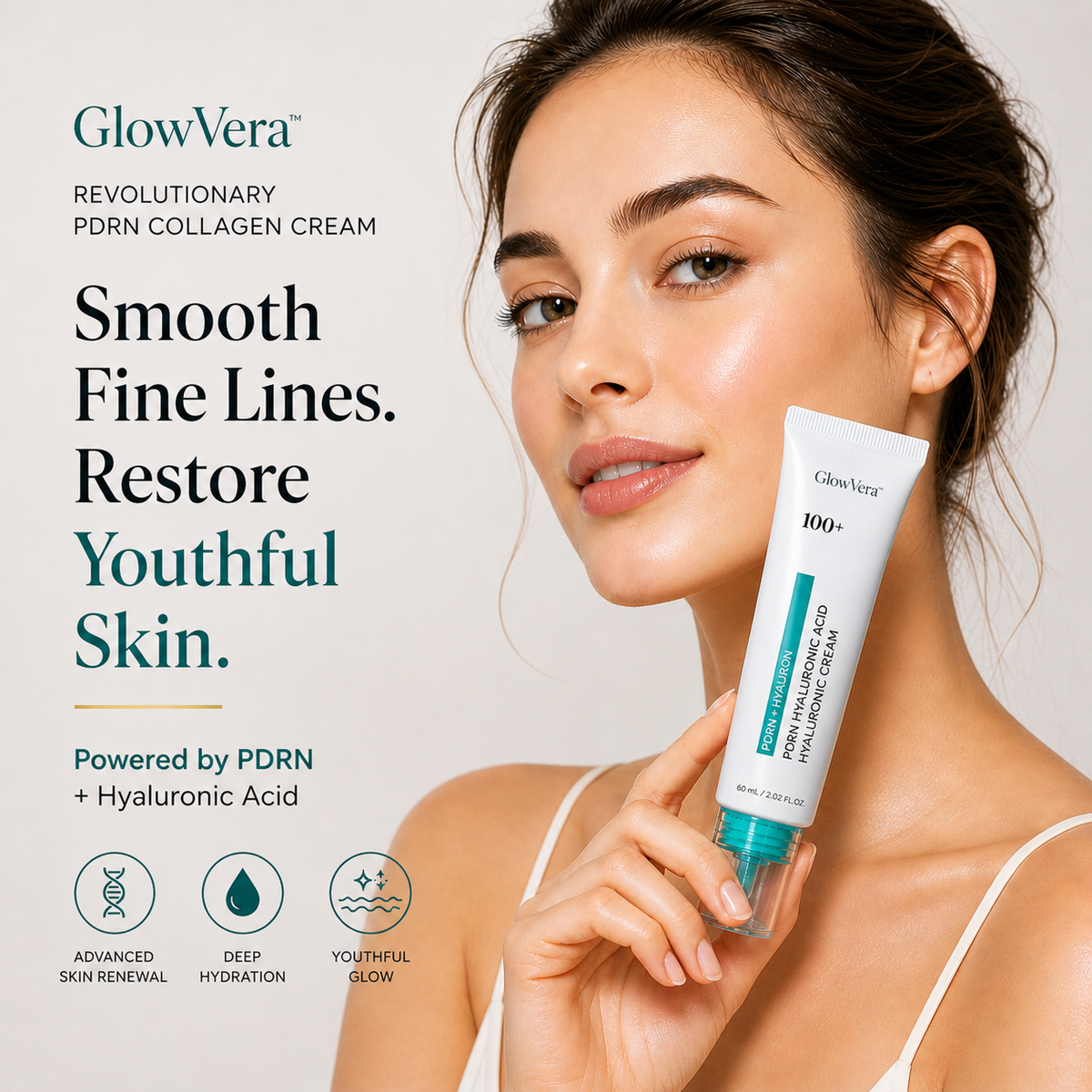 GlowVera™ – Revolutionary PDRN Collagen Moisturizer