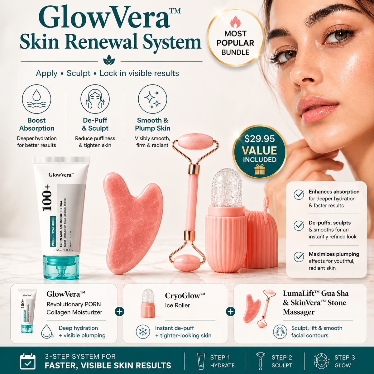 GlowVera™ – Revolutionary PDRN Collagen Moisturizer