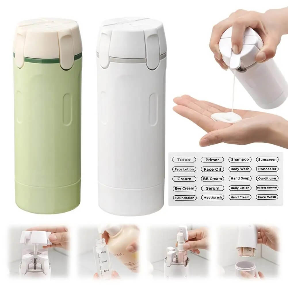 MetroPod™ - Revolutionary 4-in-1 Travel Dispenser